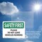 Signmission Please Do Not Leave Vehicles Running OSHA Safety First Sign, Plastic, 10in W x 7in L, 2PK OS-2PACK-SF-P-710-L-10846 - alternate 3